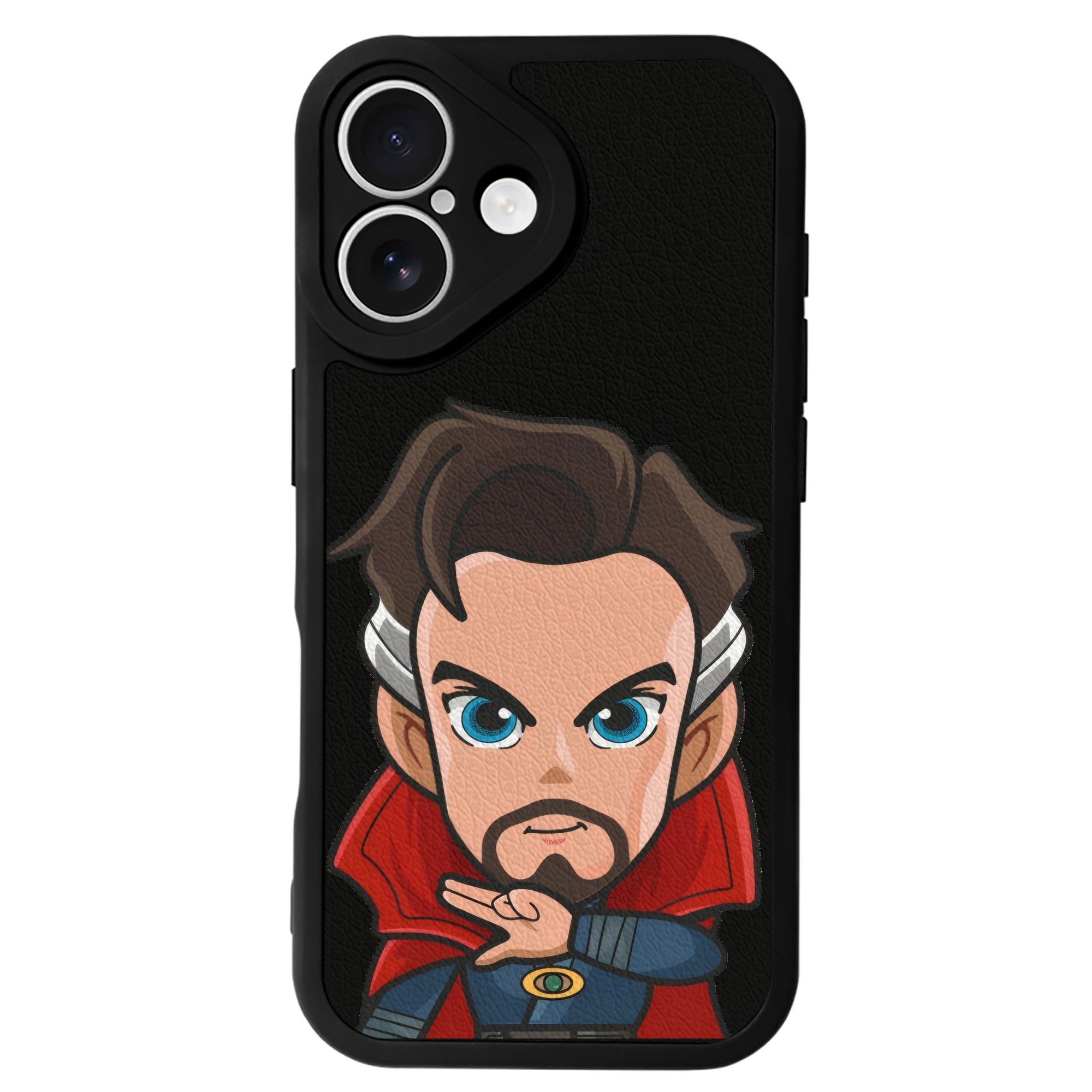 （画像用） アベンジャーズ The Avengers 【iPhone 16シリーズ対応】シリコンスマホケース（レザー調） 材質：シリコン